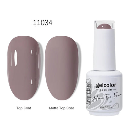 Arte Clavo HEMA TPO FREE Gel Nail Polish 15ML Long Lasting For Manicure Semi Permanent Nail Art UV LED Gel Varnish Nail Supplies