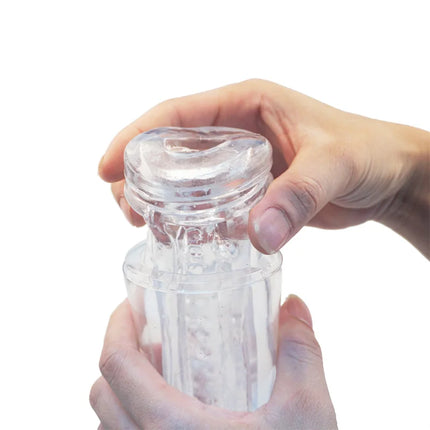 Male Masturbator Cup Soft Pussy Sex Toys Transparent Vagina Adult Endurance Exercise Adult supplies Vacuum Pocket Cup for Men