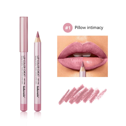 Lakerain Easy To Wear Non-stick Cup Lip Contouring Lip gloss lipstick Pen 4 Colors Lipliner Pencil Waterproof Matte Cosmetics