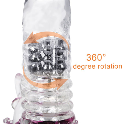 Automatic Stretch Rotate Vibrators For Women Clitoris Stimulator Vaginal Anal Plug Fake Dildos Female Masturbator Sex Toys Adult