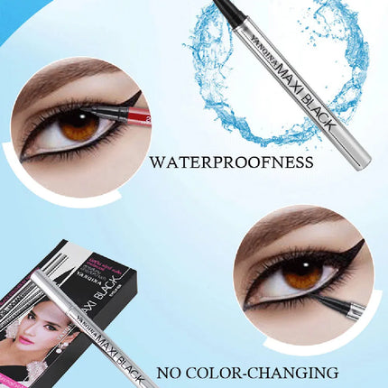 YANQINA Waterproof Makeup Eyeliner Black Liquid Eyeliner Pen Make Up Eye Liner Long-lasting Cosmetics Fast-dry Eyeliners Pencil