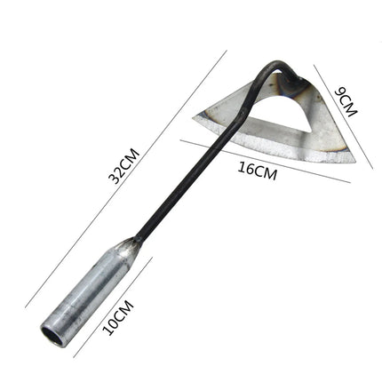 Garden Hoe Weeders Carbon Steel Gardening Hook and Weeding Tool Dual-Purpose Hardened Weeding Hoe for Easily Removing Weeds