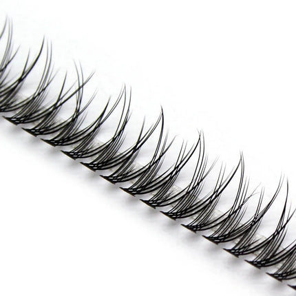DIY Clustered Eyelash Extensions Dovetail Segmented Eyelashes Volume 3D Fluffy Natural Segmented False Eyelashes Single Bundle