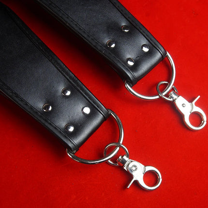 BDSM Suspension Handcuffs for Hanging,Bondage Restraints,Sex Toys for Couples,Faux Leather Hand Cuffs,SM Adult Games