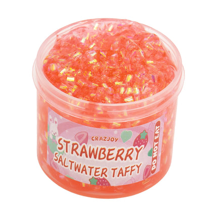 2.37oz Crystal Slime - Glitter Plastic Beads DIY Slime Set Crunchy Super Soft Non-Sticky Mud for Kids Ideal Birthday Party Favor