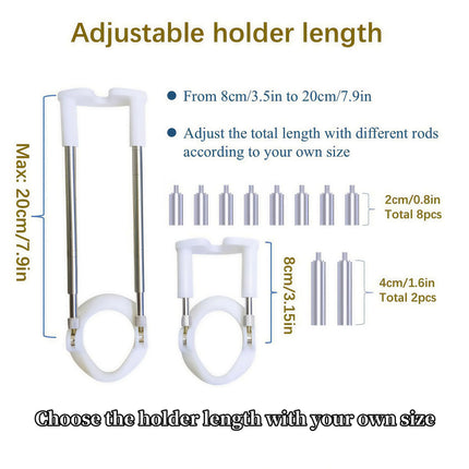 Size Master PMP Glans shape vacuum cup set for male penis physical exercise with adjustable holder and special ruller