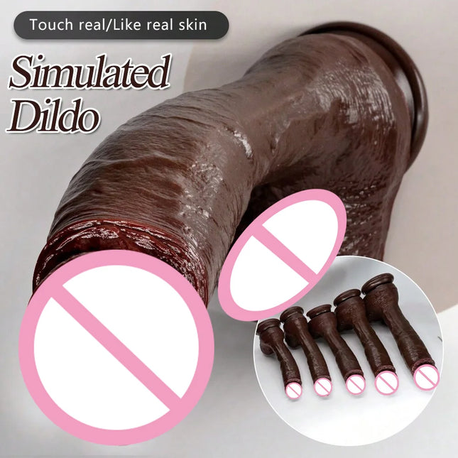 Realistic Dildo with Suction Cup Huge Dildos Adult Sex Toys for Woman Men Fake Dick Big Penis Anal Butt Plug Erotic Sex Shop 18+