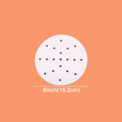 New Air Fryer Paper Special For Baking Kitchen Food Oil-proof Double-sided Silicone Oil Paper Non-Stick Steamer Pad Mat Papers