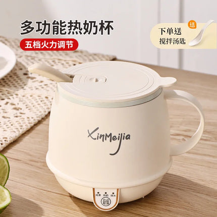 Personal Multifunction Wellness Cup, Ceramic Electric Heating Mug for Milk Tea Soup, Fast Portable Warmer for Travel Breakfast