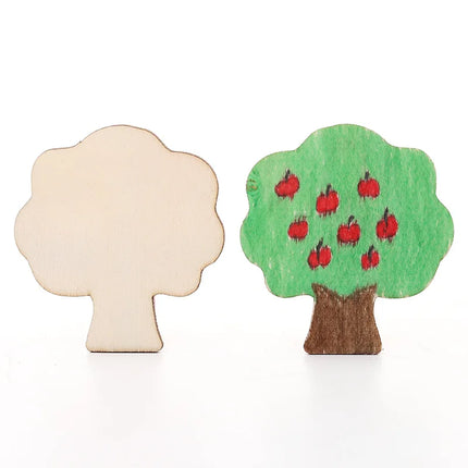 20pcs Montessori Kids Drawing Toys Wooden DIY Painting Stencils Set Craft Toy Coloring Puzzle Educational Toys For Children Gift
