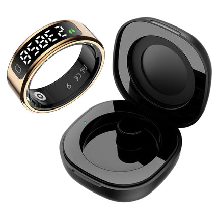 NEW R11C Smart Ring Heart Rate Blood Oxygen Sleep Monitoring Multi Sports Mode Ring With Display Screen SmartRing For Men Women
