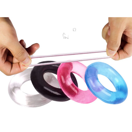 6pcs Cock Rings Sex toys for man Delaying Ejaculation Penis Ring extender Cage Impotence Erection aid Erectile Dysfunct product