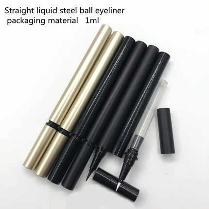 10/30/50pcs 1ml DIY Straight Fill Empty Eyeliner Tube With Steel Ball Liquid Eyeliner Pen Empty Pen Cosmetic Container