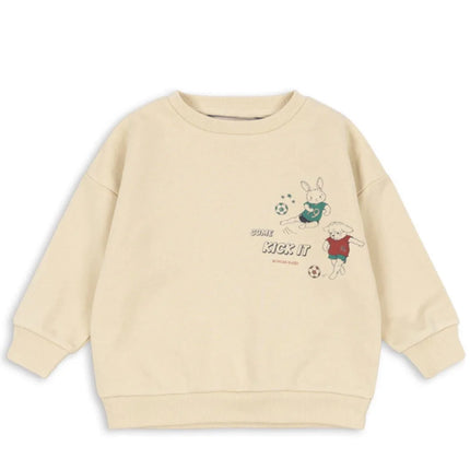 Kids' Sweatshirt New 2026 Spring/Summer New Arrival Cartoon Fashion Boys' Girls' Short-Sleeve 100% Cotton Casual Sweatshirt Set