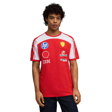 2026 Summer Best-Selling Racing Extreme Sports Red Team T-Shirt Fans' Favorite Casual Quick-Drying Breathable Commemorative Top