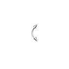1PCS B-Silvery 8mm