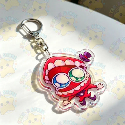 Cute Chibi TADC Keychain Accessories Bag Game Keyrings Jewelry Manga Fans Gifts