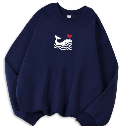 Casual Women's Sweatshirts Kawaii Bow Graphic Prints Pullover Comfortable Warm Oversize Hoodie Autumn Fleece Soft Female Clothes