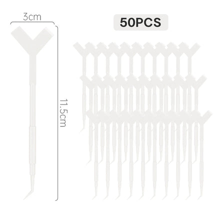 10/30/50PCS  Y Shape Eyelash Makeup Brushes Eyelash Extension Supplies Lash Accessories Reuseable Plastic Eyelash Perming Brush