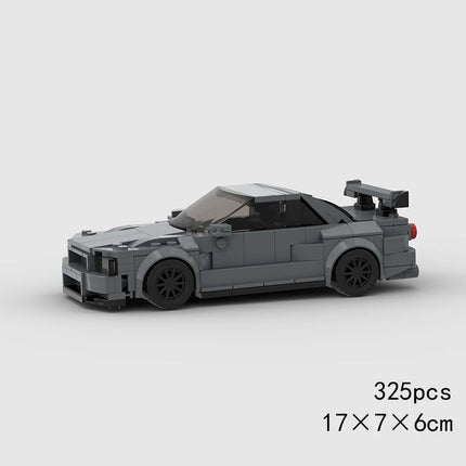 MOC Speed Sports Super Race Car Model Building Blocks DIY Bricks City Technical Rally Great Racing Vehicle Christmas Gift Toy