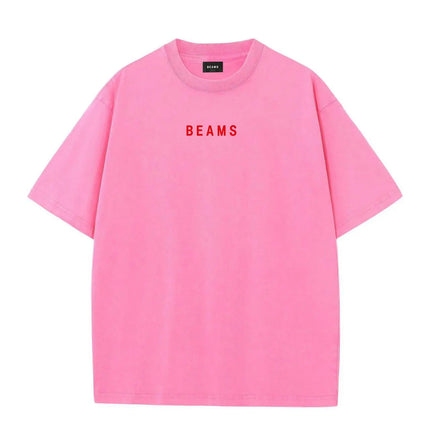 Summer cotton Japanese-style casual high-quality clothing with round neck  letter print T-shirt suitable for both men and women