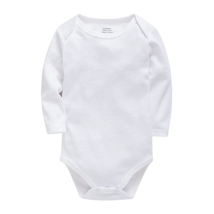 1/3 Pcs KAVKAS Baby Clothing Rompers Boys 100% Cotton Plain Bodysuit Girls Blank Muslin Jumpsuit 0-24 Months