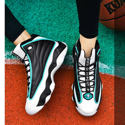 Hot Sale Basketball Shoes Men Women High Top Leather Outdoor Sport Shoe Unisex Anti-Slippery Basketball Boots Couples Sneakers