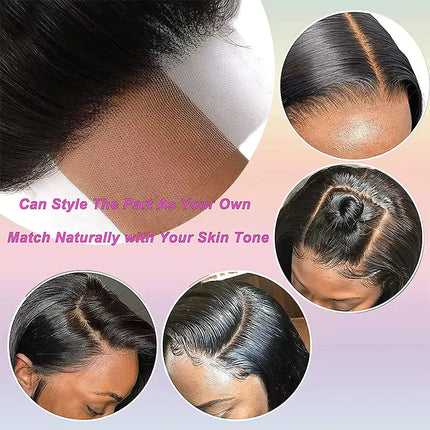 13x4 Lace Frontal Only Human Hair Straight 13x4 Transparent Lace Frontal Closure Ear To Ear Pre Plucked Brazilian Virgin Hair