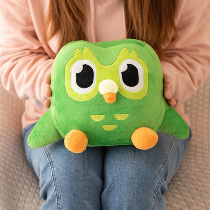 30cm Green Duolingo Owl Plush Toy Plushie Of Duo The Owl Cartoon Anime Owl Doll Soft Stuffed Animal Toys Children Birthday Gifts
