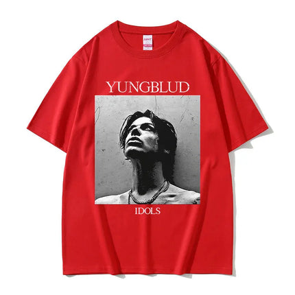 Rocker Yungblud IDOLS Album Tour 2025 T-shirt Men's Women Hip Hop Rock Summer Short Sleeve T Shirts Casual Vintage T-shirts