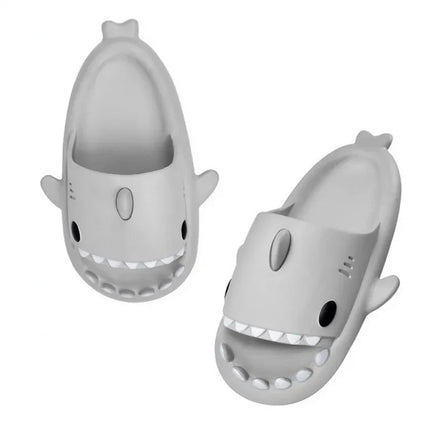 New Shark Slippers for Women Men Shoes Shark Flip Flops Beach Slides Female Home Slipper Bathroom Non-Slip Thick Sandals Couples