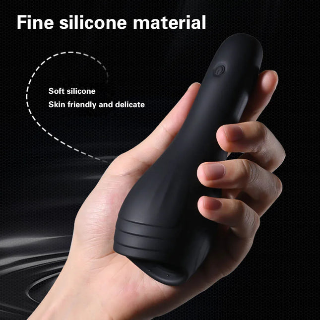 Rechargeable Penis Massager Sex Toys for Men with 10 Vibration Modes Male Masturbator Delay Lasting Glans Trainer Men's Glans Vibrator