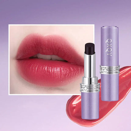 Velvet Matte Dark Magic Lipstick Long-Lasting Waterproof Lipstick Hydration Lip Gloss Nourishing Lightweight Smooth Essence Care