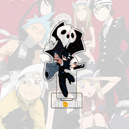 Anime Soul Eater 15cm Acrylic Character Black-star, Kid Standing Model Stand Desktop Decoration Gift