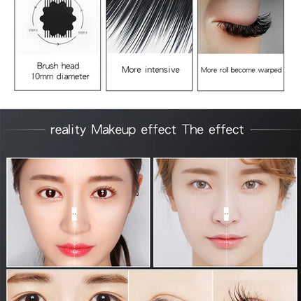 Korean Cosmetics Black Mascara Lengthens Eyelashes Extra Volume Waterproof Natural Lashes Female Professional Makeup Eyeliner