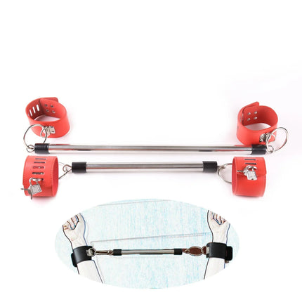Sex Toy Kit of Spreader Bar Couples Adjustable Cuff BDSM Handcuffs Leg Cuff for SM Slave Restraint Sextoy Removable Cuffs Toy