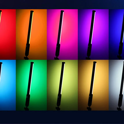 Ulanzi VL119 Handheld RGB Colorful Stick Light 19.68 inch Handheld LED Light Wand CRI 95+ 2500K-9000K Photography Studio Lamp