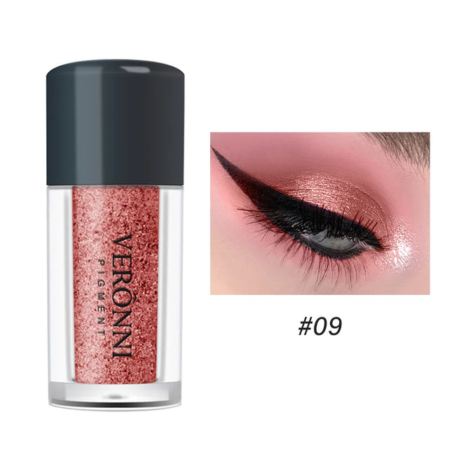 VERONNI Mermaid Diamond Shimmer Eyeshadow Powder,High Pigment Eye Shadow,Long-Lasting Waterproof,Multifunctional DIY Eye Makeup