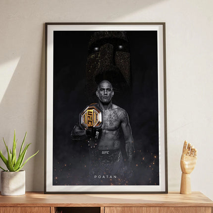 Boxing Fighting Star Canvas Wall Art Print Poster MMA Decorative Painting Modern Home Decor Boxing Sports Lover Gift Unframed