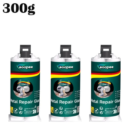 Strong AB Casting Adhesive - High Temperature Resistant Metal & Plastic Repair Glue, Industrial Strength Epoxy for Casting, Weld