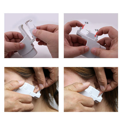 1PC Disposable Sterile Ear Piercing Unit Cartilage Tragus Helix Piercing Gun NO Pain Piercer Tool Machine Kit Stud Body Jewelry
