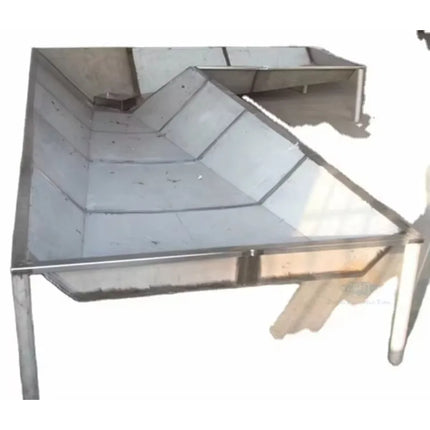 Réservoir de collecte de sang en acier inoxydable sanitaire personnalisé pour l'abattage de bovins et la saignée