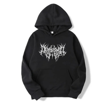 Autumn and winter hooded long sleeved original men's and women's sportswear Y2k trendy hip-hop retro punk style sportswear
