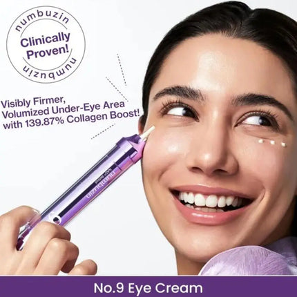 Numbuzin NO.9 NAD+Retinol Volumetox Eye Cream 50Peptides Liquid Ultrasonic Serum Eye Cream Essence Anti-wrinkle Skincare ﻿