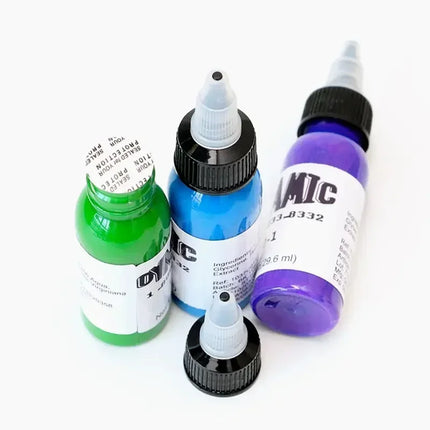 2025Tattoo Set 14Pcs Tattoo Ink 1oz 30ml/Bottle for 3D Makeup Beauty Skin Body Art Tattoo Inks Pigment Kit Professionals Beginne