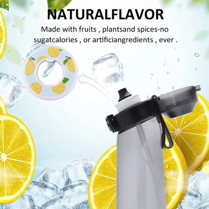 Scented Pods Air Flavour Scent Pods Drink More Water Fragrance Ring 0 Sugar Used In 650ML Fruit Flavoured Drinking Bottle