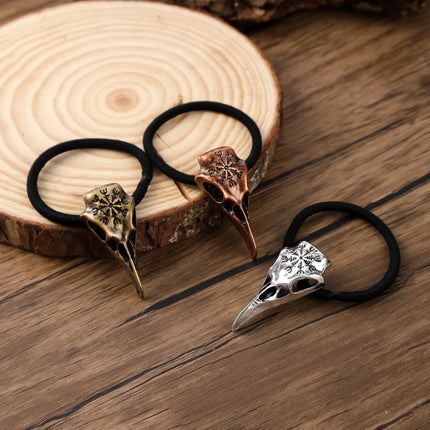 Viking Retro Rune Crow Hair Rope Women's Hair Tie Scandinavian Norwegian Style Hair Accessories Party Accessories Valentine's Day Mother's Day Birthday Gift