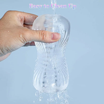 Artificial Vagina 3D Realistic Texture Spiral Tunnel Sex Toy Portable Male Masturbator Cup Delay Ejaculation Peni Massage
