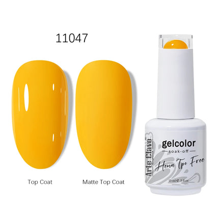 Arte Clavo HEMA TPO FREE Gel Nail Polish 15ML Long Lasting For Manicure Semi Permanent Nail Art UV LED Gel Varnish Nail Supplies