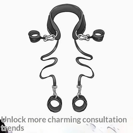 Bondage Handcuffs Kit Restraints Strap Ankle Cuffs Sex Toys For Couples Women Bandage Slave Obedience Master Adult Game